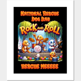 Rock in Roll Paws Band Posters and Art